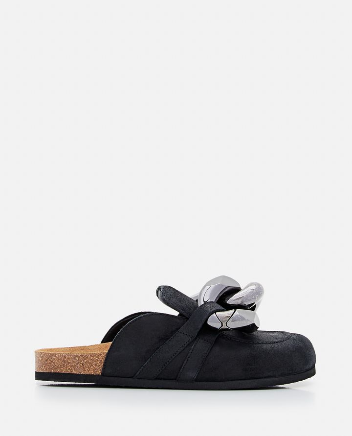 JW Anderson - CHAIN SUEDE LOAFERS_1