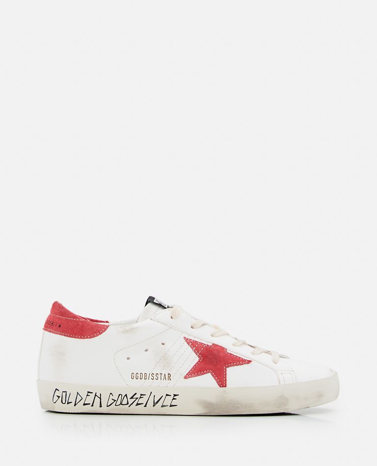 Golden goose white with black star deals