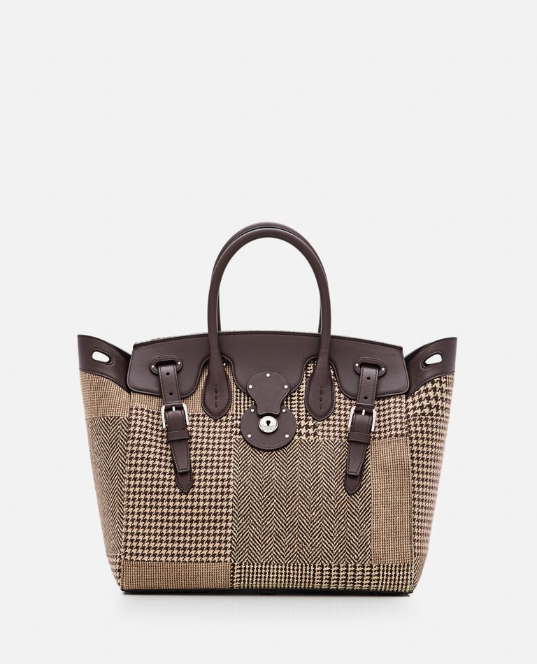 Ralph Lauren Collection  ,  Soft Ricky 33 Handbag  ,  Brown TU
