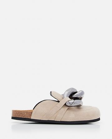 JW Anderson - CHAIN SUEDE LOAFERS