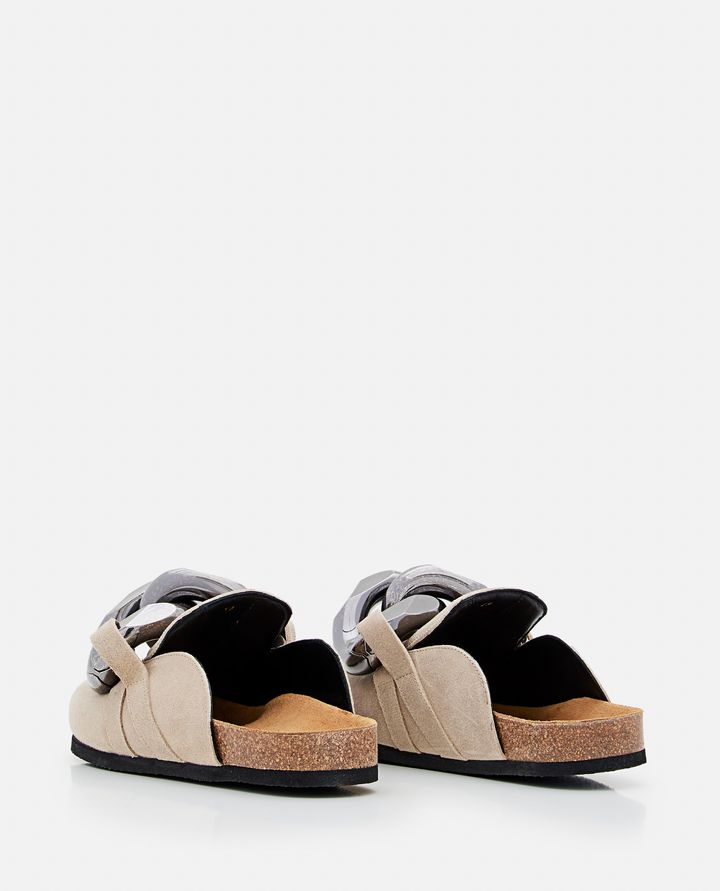 JW Anderson - CHAIN SUEDE LOAFERS_3