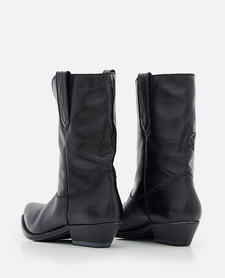Golden Goose - WISH STAR LEATHER BOOTS_3