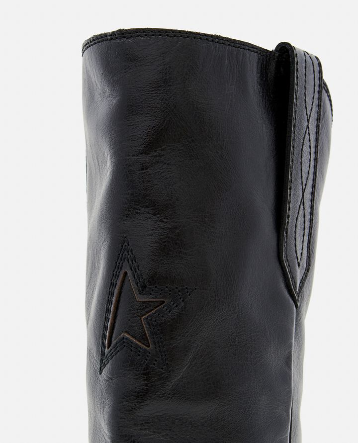 Golden Goose - WISH STAR LEATHER BOOTS_4