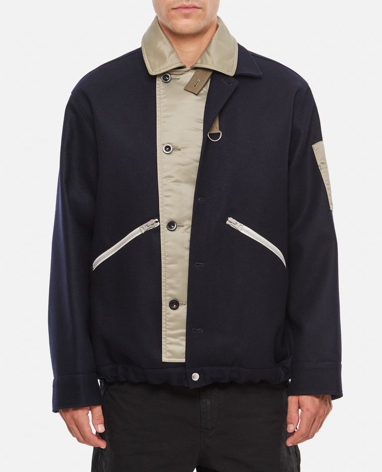 WOOL MELTON SHIRT