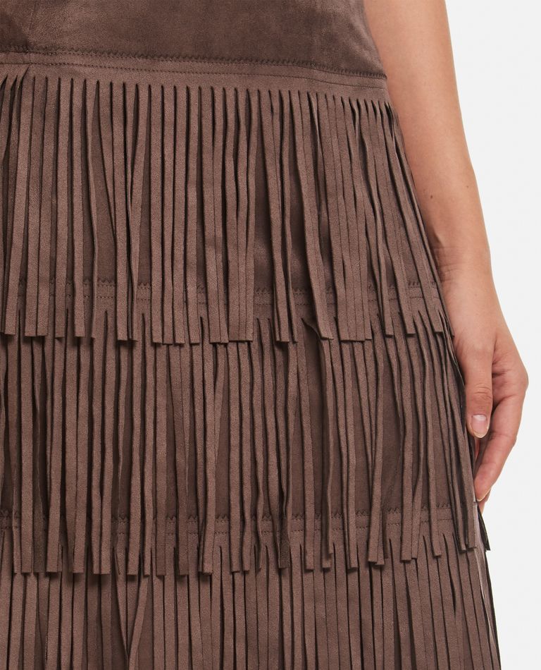 Faux suede outlet skirt