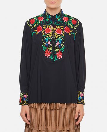 Irié - EMBROIDERED LONG SLEEVES BLOUSE