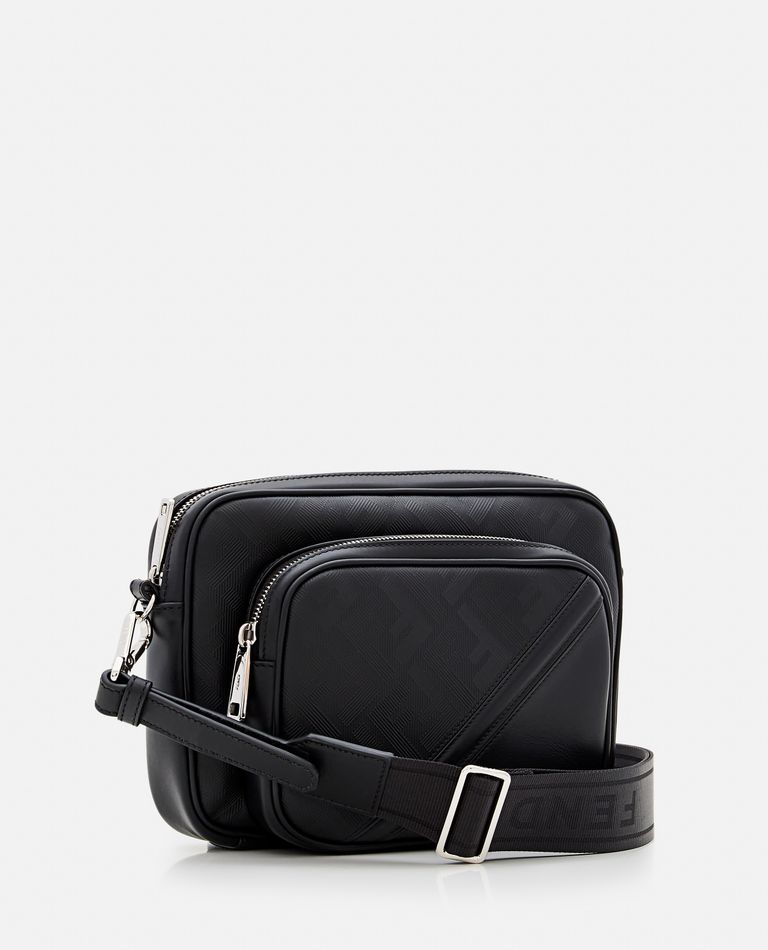 Fendi Leather Camera Bag In Black | ModeSens