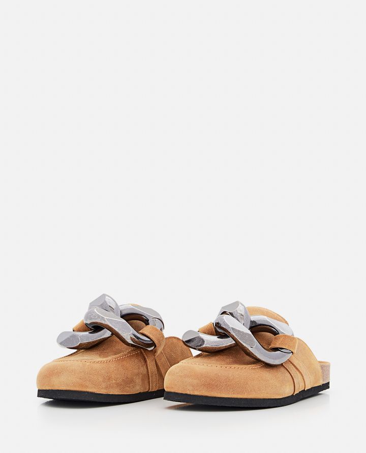 JW Anderson - CHAIN SUEDE LOAFERS_2