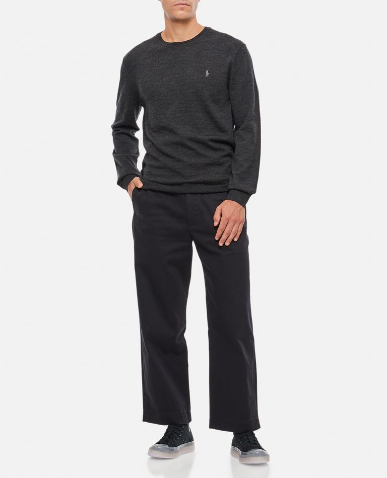 Polo Ralph Lauren  ,  Ls Sf Cn Pp-long Sleeve Pullover  ,  Grey XL