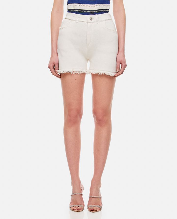 Barrie - DISTRESSED CASHMERE SHORTS_5