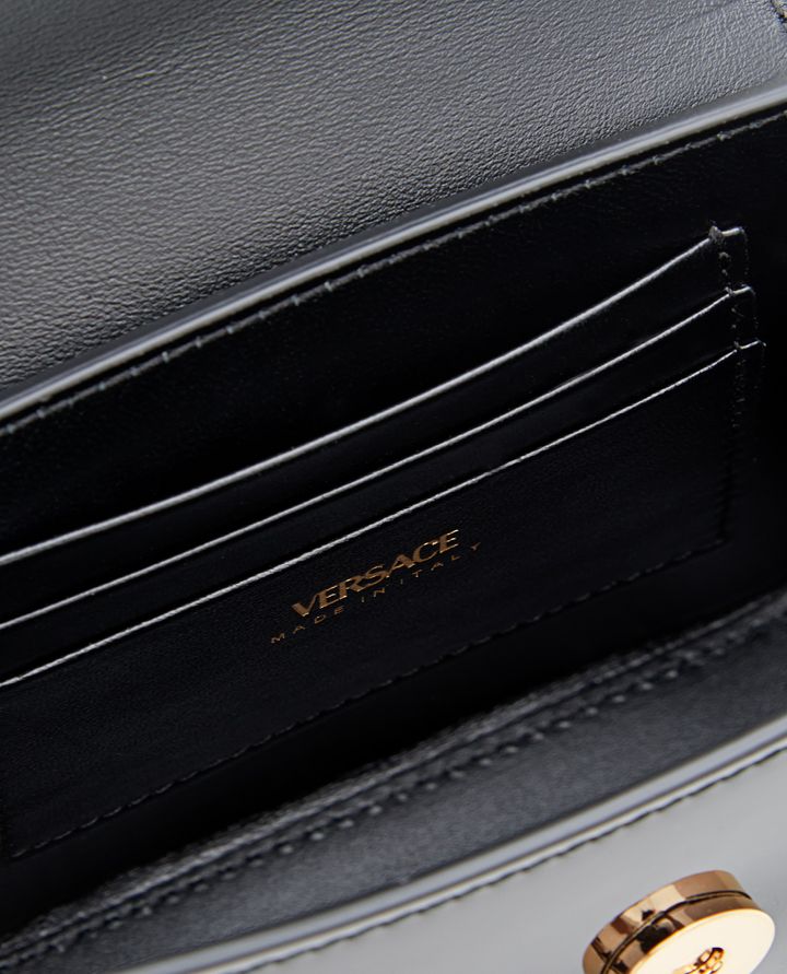 Versace - LA MEDUSA PATENT LEATHER MINI BAG_3