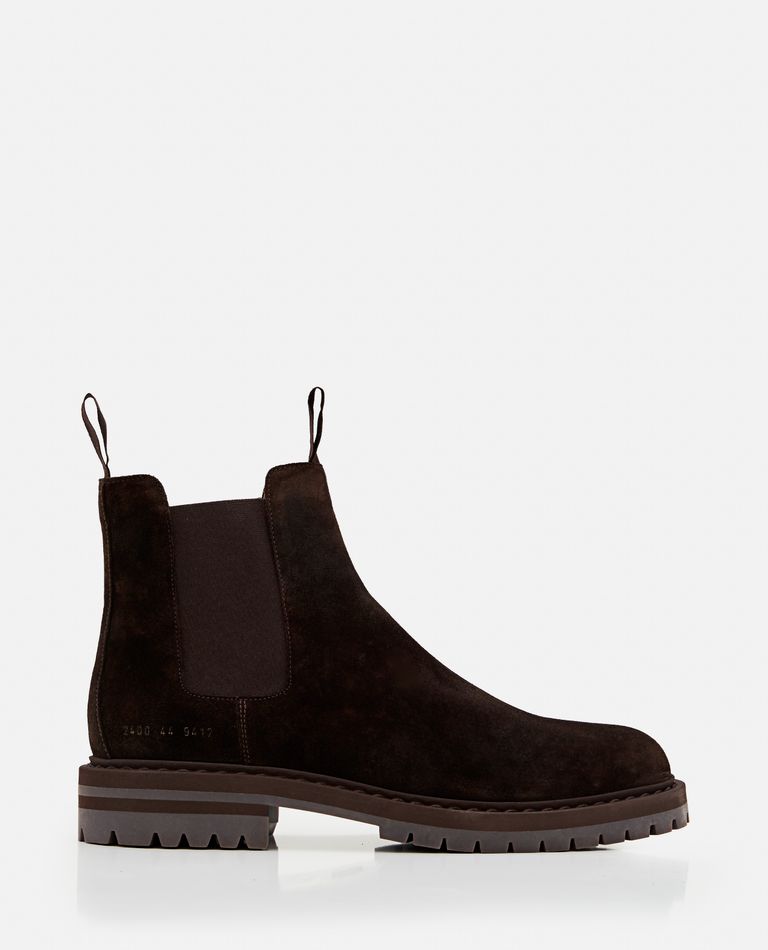 Common Projects  ,  Suede Chelsea Boot  ,  Brown 40