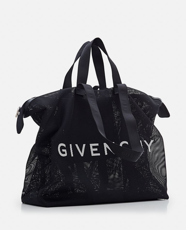 Shop Givenchy Plage G Shopper Zipped Xl Tote In Black