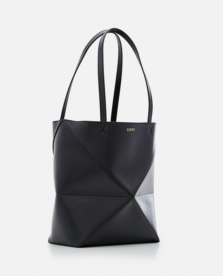 Loewe - MEDIUM PUZZLE LEATHER TOTE BAG_9