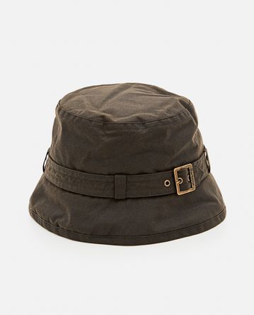 Barbour - KELSO WAXED COTTON BELTED BUCKET HAT