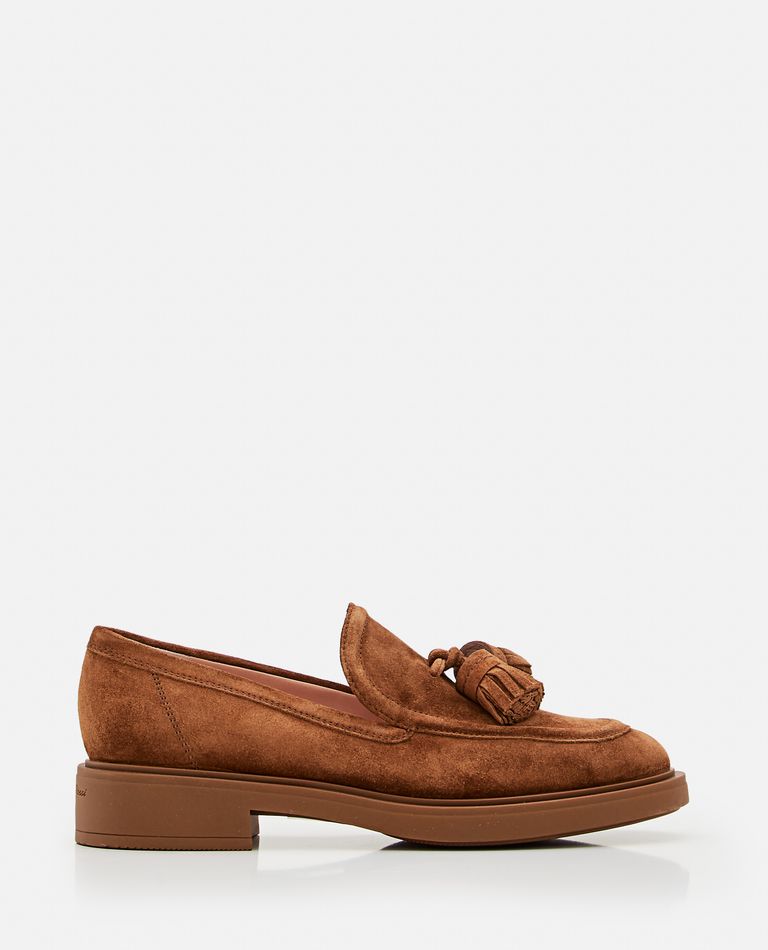 Gianvito Rossi  ,  Suede Loafers  ,  Brown 39