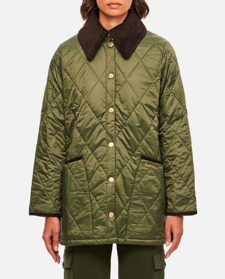Barbour Whitfield Quilted Jacket In Green