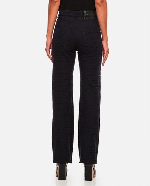 Fendi Jacquard denim jeans with FF pattern - ShopStyle
