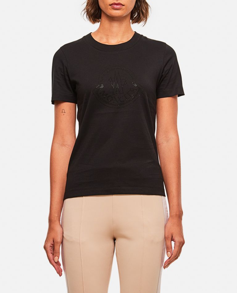 Moncler  ,  Cotton T-shirt  ,  Black M