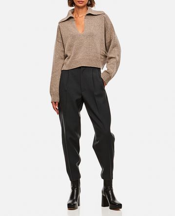Loulou Studio - WOOL V-NECK SWEATER