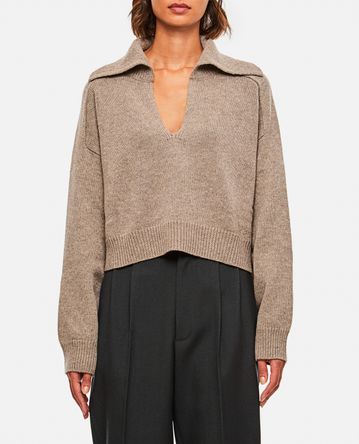 Loulou Studio - WOOL V-NECK SWEATER