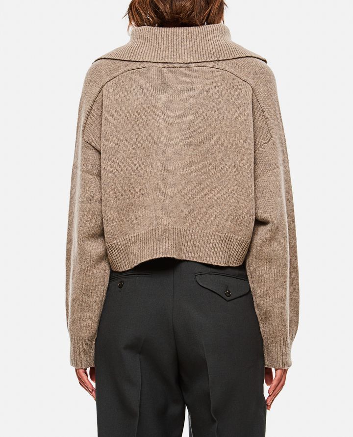 Loulou Studio - WOOL V-NECK SWEATER_3