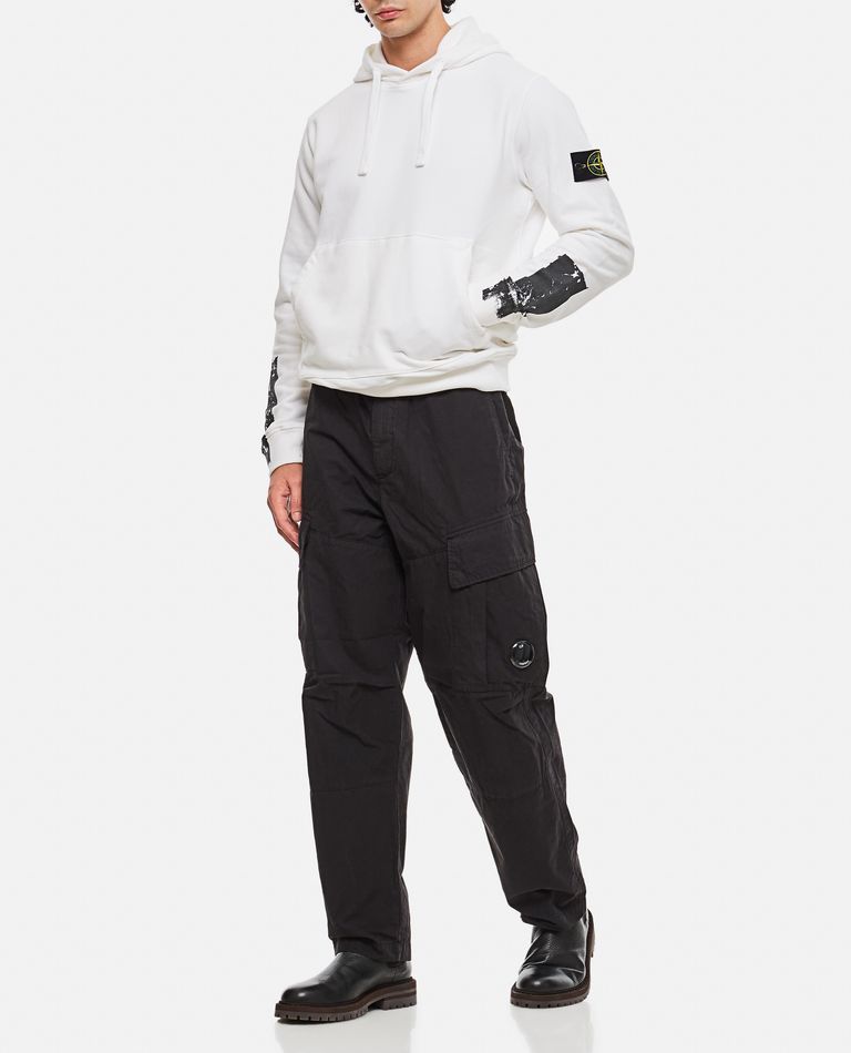 DNSR Hand Dyed Two Way Cargo Pants Black-