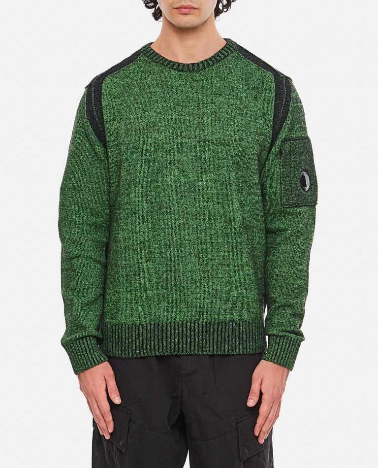 C.P. COMPANY FLEECE KNIT JUMPER