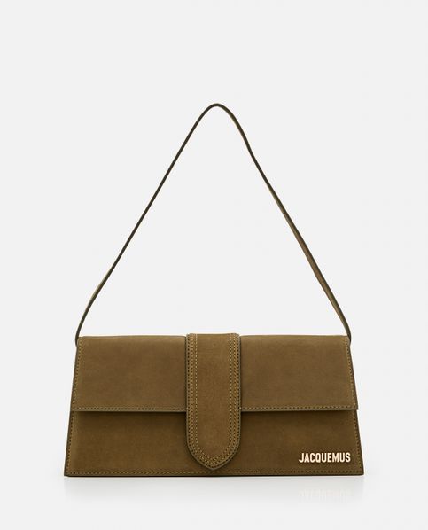 Jacquemus - Women's 'Le Bambino Long' Shoulder Bag - Brown - Leather