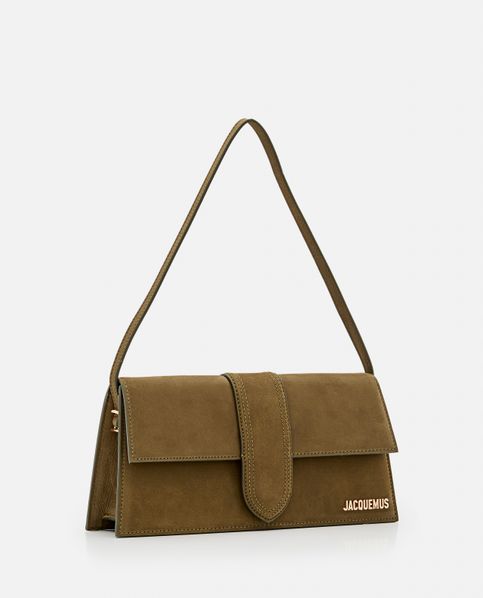 Jacquemus Womens Brown Le Bambino Long Leather Shoulder Bag