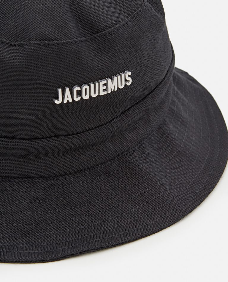 Jacquemus  ,  Le Bob Gadjo Cotton Bucket  Hat  ,  Black 58