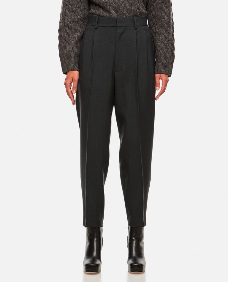 Quira  ,  Wool Tailored Trousers  ,  Grey 40