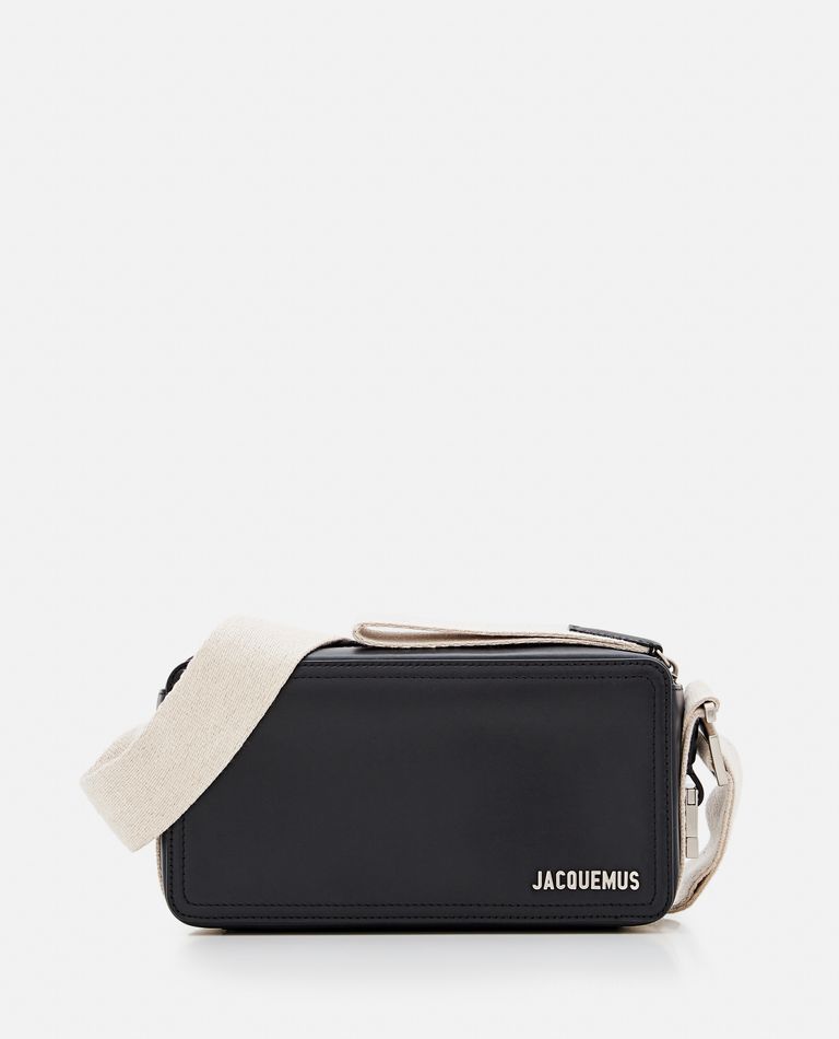 Jacquemus  ,  Le Cuerda Horizontal Leather Bag  ,  Black TU
