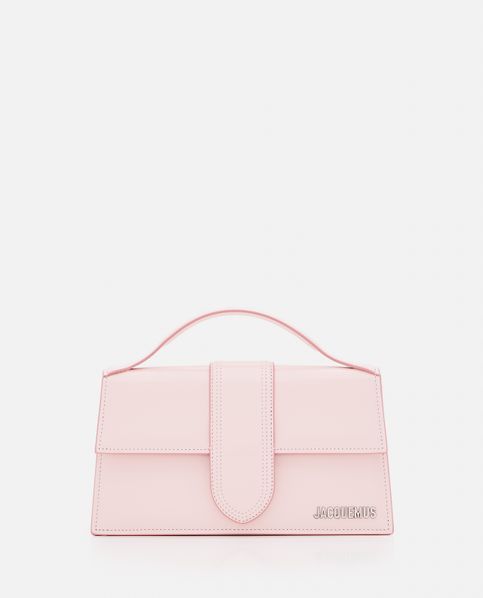 Jacquemus Women's Le Bambino Long Leather Shoulder Bag - Pink - Shoulder Bags