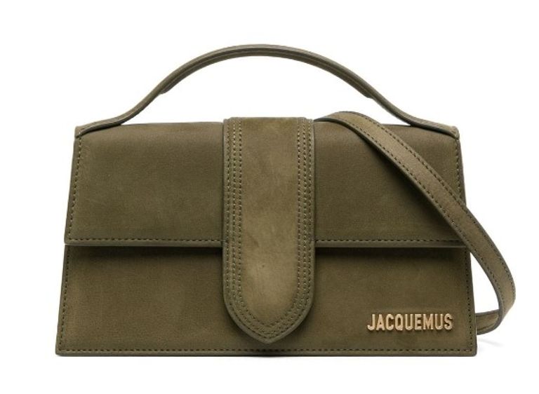 ショルダーバッグ・ポシェット JACQUEMUS LE GRAND BAMBINO LEATHER SHOULDER BAG Jacquemus Le Grand Bambino Leather Crossbody Bag | Neiman Marcus