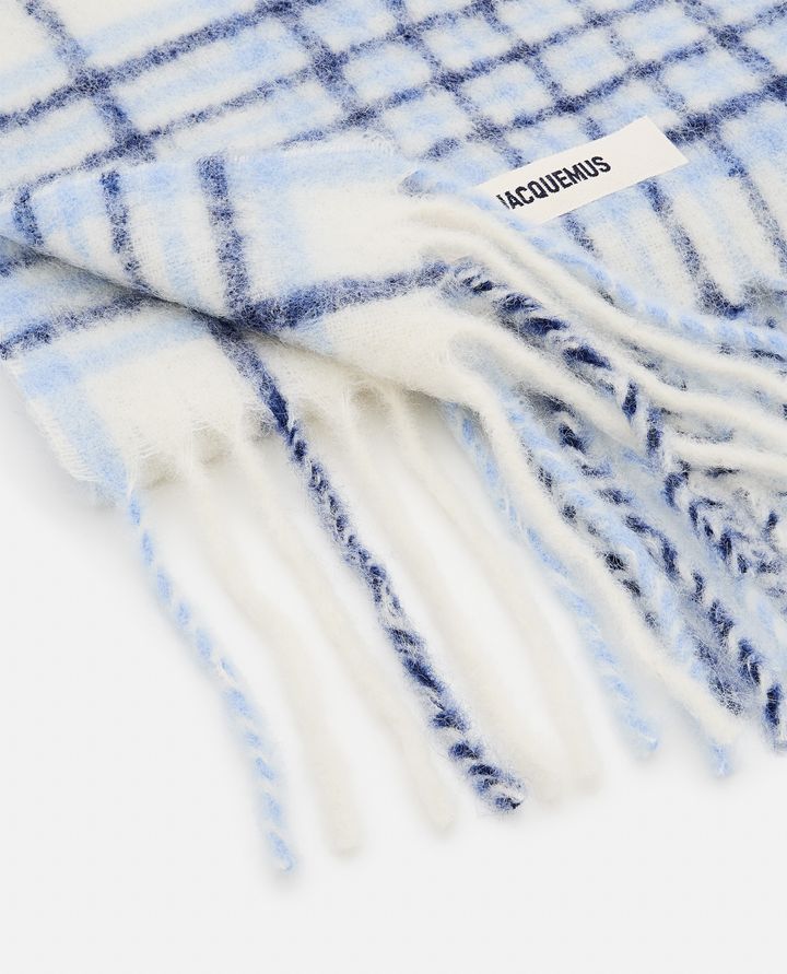 Jacquemus - L'ECHARPE CARRO MOHAIR AND WOOL SCARF_2