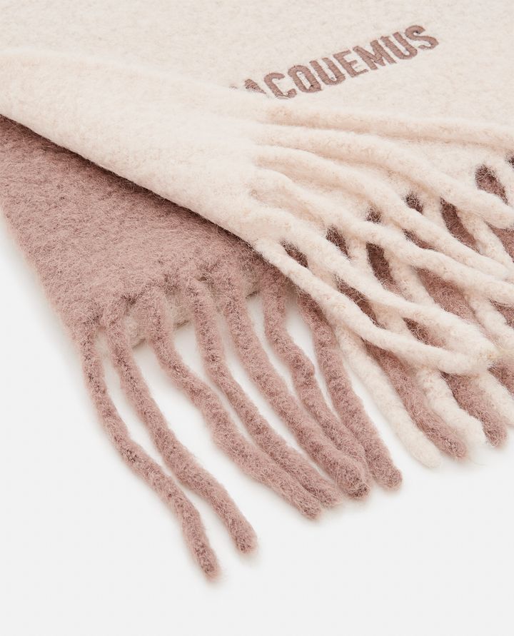 Jacquemus - L'ECHARPE MOISSON ALPACA FRINGE SCARF_3