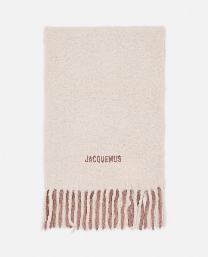 Jacquemus - L'ECHARPE MOISSON ALPACA FRINGE SCARF_1