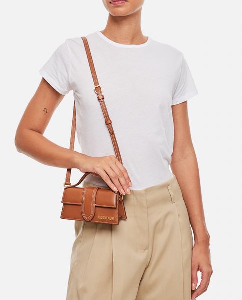 Jacquemus | Le Bambino Leather Top Handle Bag | White Tu