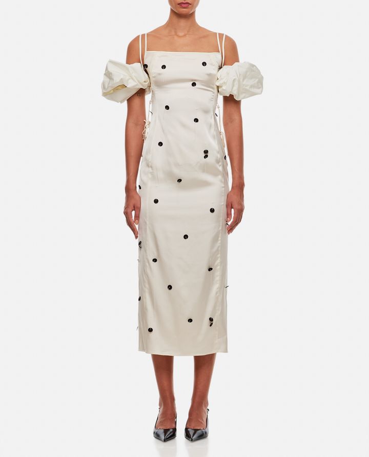 Jacquemus - ABITO LUNGO IN VISCOSA ELASTICIZZATA LA ROBE CHOUCHOU_1