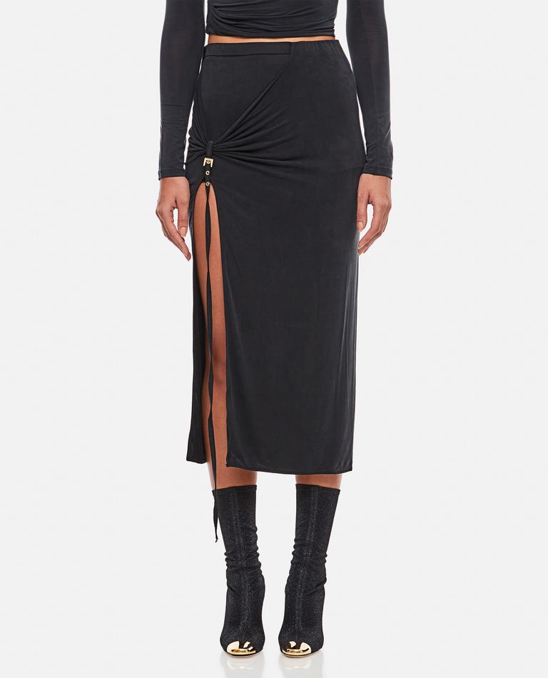 Jacquemus  ,  La Jupe Pareo Croissant Midi Skirt  ,  Black XS