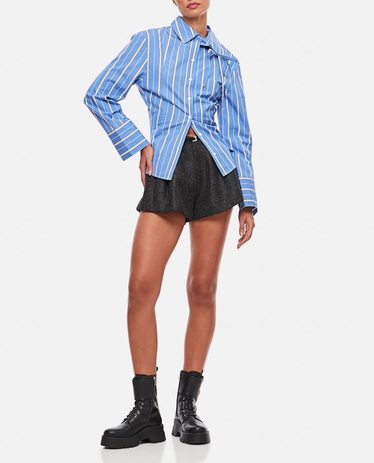 Jacquemus  ,  La Chemise Ruban Stretch Cotton Shirt  ,  Sky Blue 34