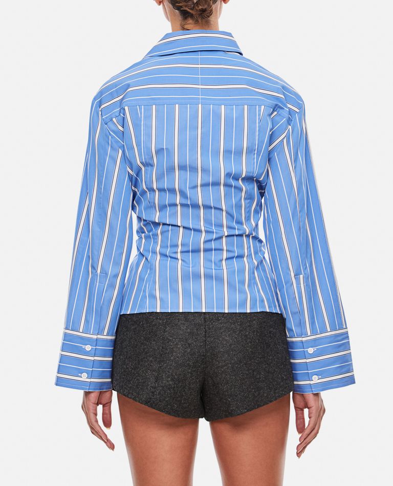 LA CHEMISE RUBAN STRETCH COTTON SHIRT for Women - Jacquemus | Biffi