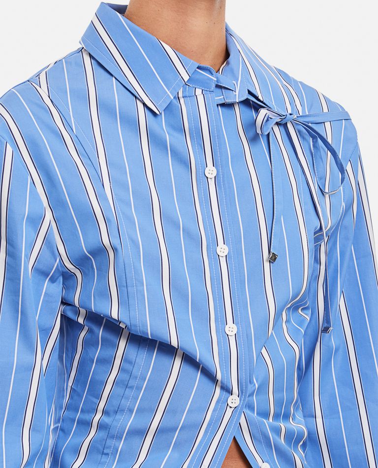 LA CHEMISE RUBAN STRETCH COTTON SHIRT