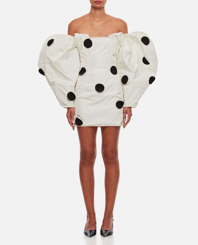 Jacquemus  ,  La Robe Taffetas Mini Dress  ,  White 36