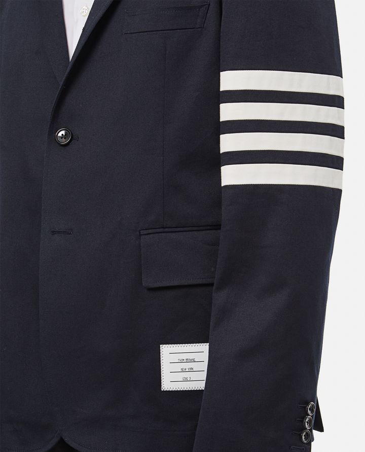 Thom Browne - UNCONSTRUCTERED CLASSIC SPORT JACKET W/ 4 BAR IN COTTON TW_8
