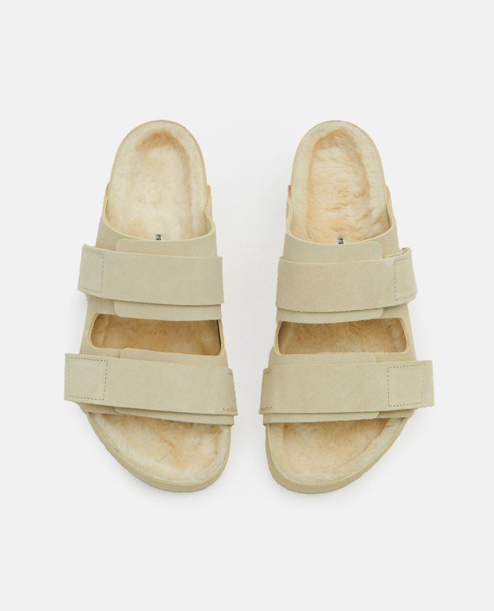 Birkenstock 1774 - UJI SUEDE AND LEATHER SLIPPERS_1