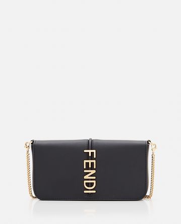Fendi - LEATHER WALLET ON CHAIN