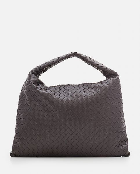 BOTTEGA VENETA Medium handbag Hobo Bag dark brown leather with storage bag  used