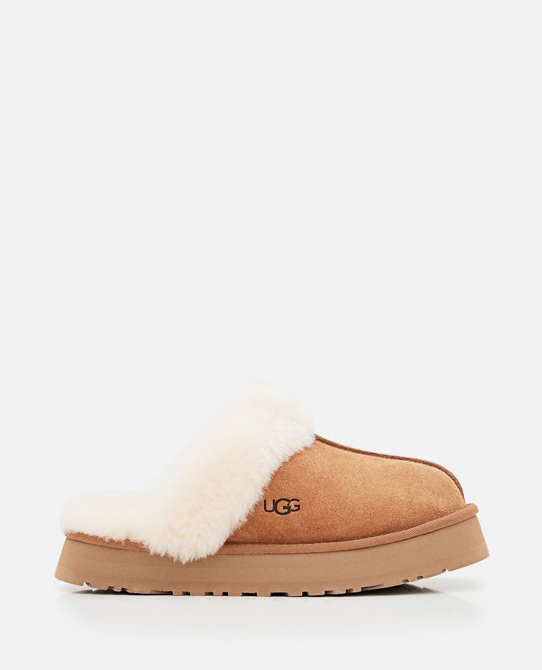 Ugg  ,  Disquette Slippers  ,  Brown 6